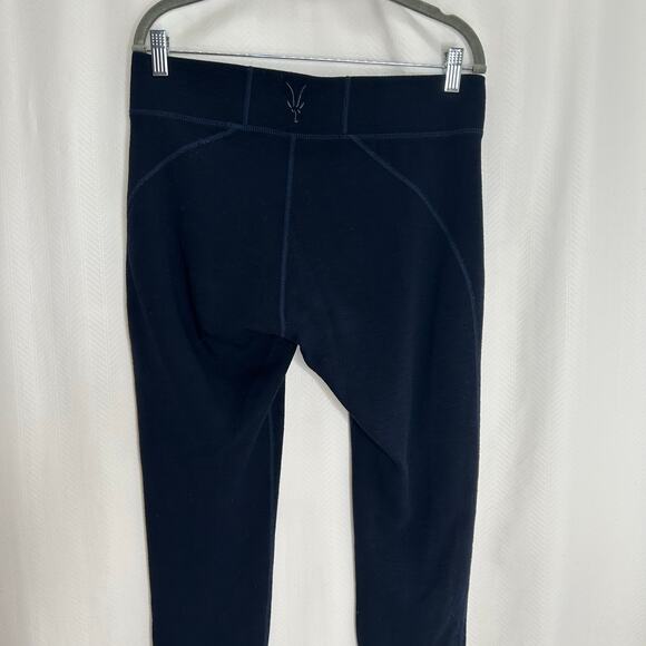Ibex women’s leggings navy blue size large wool blend - Picture 5 of 6
